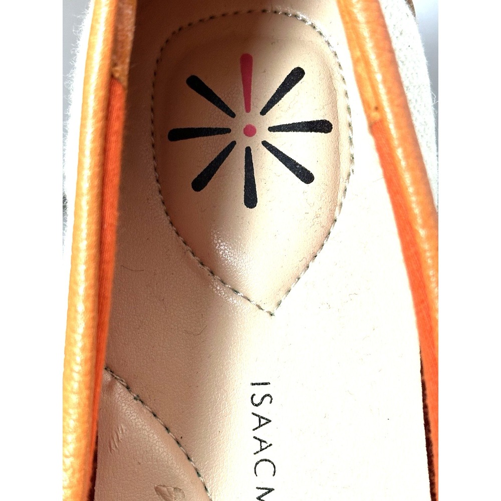 Isaac Mizrahi Live! women's loafers  Orange Trim With Canvas Size 8.5M‎ - Picture 4 of 16